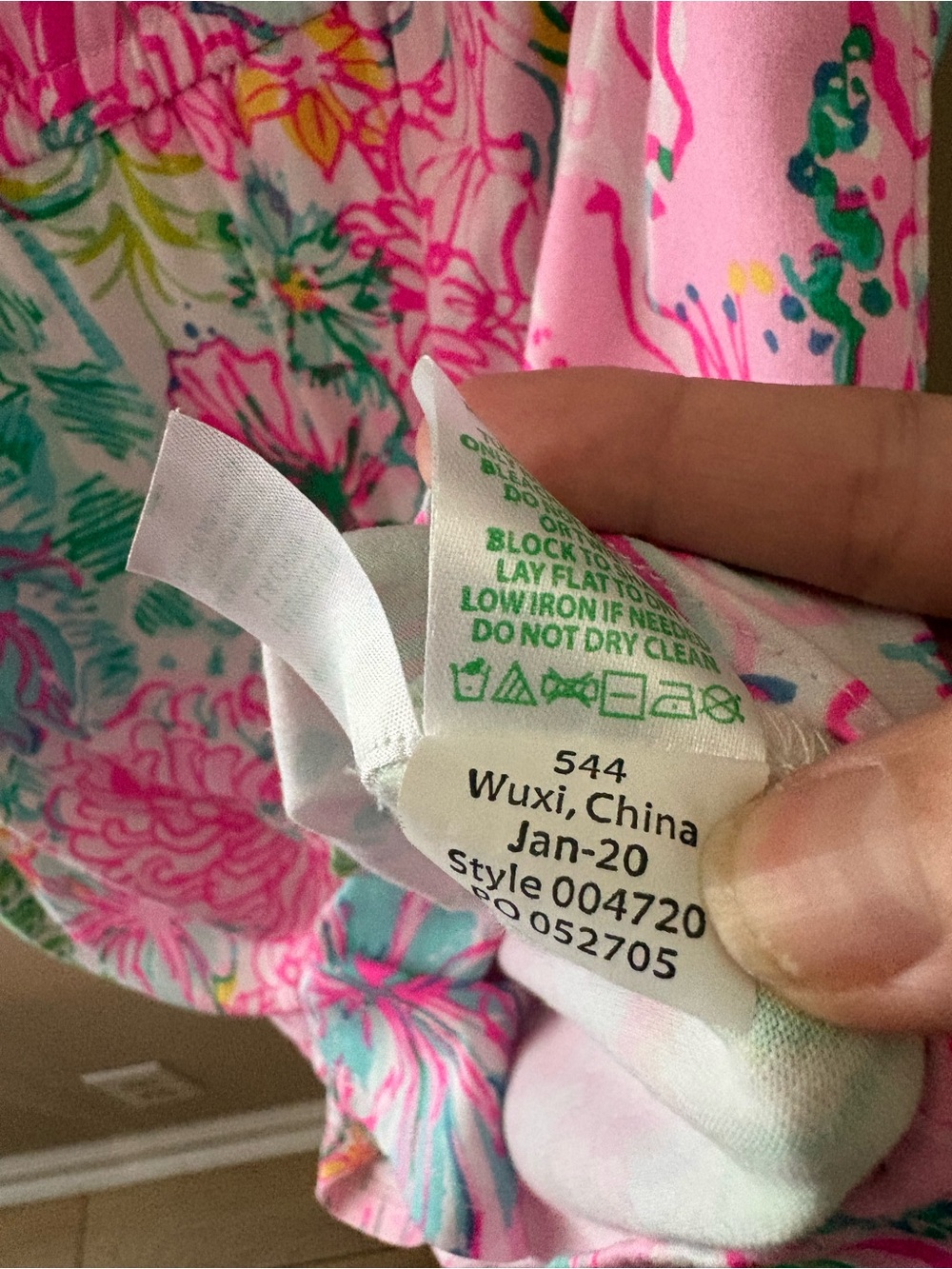 Lilly Pulitzer Lana Skort Romper Paradise Found Off the Shoulder Pink Size Large - Picture 11 of 13